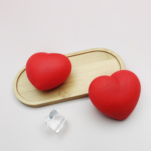 Stress-relief Heart-shaped <b>Squeeze</b> Toy Creative Red TPR Soft Rubber Vent <b>Ball</b> Cartoon Toy - Product Image 2