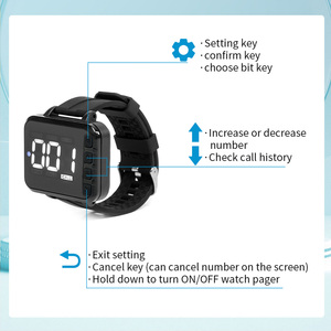 Không dây Bar & nhà hàng khách bảng cuộc gọi nút hát cuộc gọi không dây hệ thống gọi điện thoại cho nhà hàng - Product Image 3