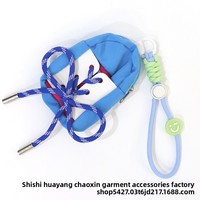 TOLKA Cordon de téléphone unisexe fait main en polyester aux couleurs contrastées pour téléphones, étuis à clés et breloques