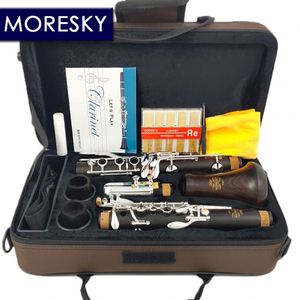 Clarinete MORESKY en Sib, Clarinete de Madera de Ébano, 17 Llaves, Grenadilla, Sib Klarnet M601 (OEM) - Product Image 2