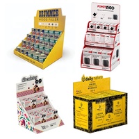 Présentoirs de Comptoir en Carton avec Crochets, Boîtes de Présentation de Bureau, Supports de Présentation sur Table