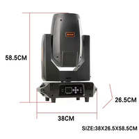 Faisceau 295 lumière principale mobile avec anneau Led trois prisme pour DJ Disco, Concert Live Show Wedding