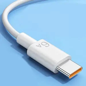 New Arrival 1M Type C Cable Fast Charging 6A USB Charging Cable Type C For For Android