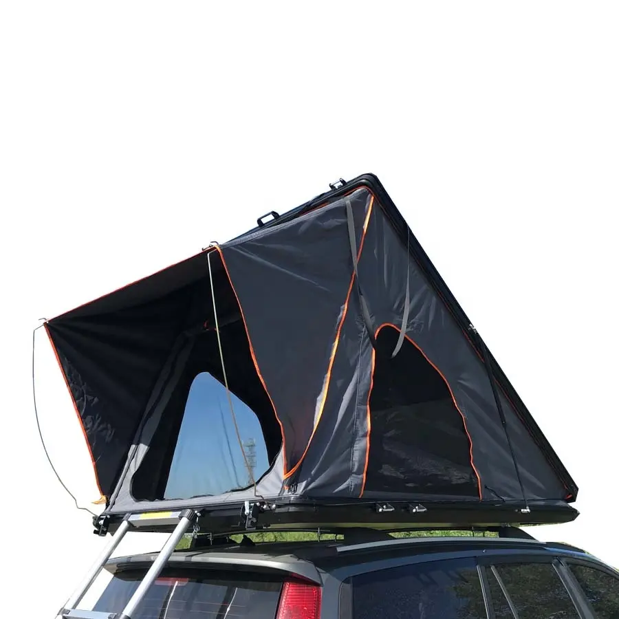 Nouvelle tente de camping pliante 4x4 spacieuse sur le toit de la voiture avec échelle tente de camping-car utilisée avec auvent latéral de voiture tente de camping en plein air