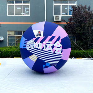 Globo <span class=keywords><strong>Gigante</strong></span> de Helio Inflable Personalizado con Luz para Decoración de Juegos Mundiales y Publicidad, Esfera Flotante para Desfiles - Product Image 6