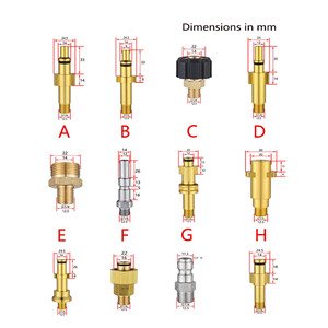 PA mousse connecteur voiture rondelle Extension baguette raccords nettoyeur haute pression neige mousse <span class=keywords><strong>Lance</strong></span> adaptateur 1/4 prise rapide pour Lavor <span class=keywords><strong>Nilfisk</strong></span> - Product Image 2