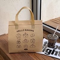 Sac isotherme jetable en aluminium avec poignées, logo personnalisé disponible
