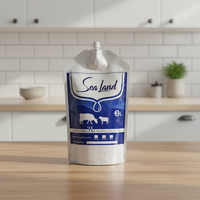 Poche souple jetable pour l'alimentation des veaux au colostrum animal, avec impression en héliogravure