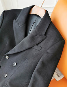 Cappotto di fascia alta da <span class=keywords><strong>uomo</strong></span> in Cashmere 90% fascia alta in lana 10% Cashmere, cappotto <span class=keywords><strong>doppiopetto</strong></span> da <span class=keywords><strong>uomo</strong></span> - Product Image 4