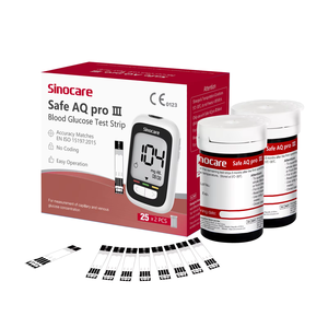 Glucomètre Sinocare, moniteur de glycémie, glucomètre, appareil de mesure du <span class=keywords><strong>glucose</strong></span>, bandelettes de <span class=keywords><strong>test</strong></span> pour diabétiques, bandelettes de <span class=keywords><strong>test</strong></span> de glycémie - Product Image 5