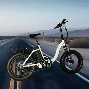 2024 nuovo magazzino consegna rapida-bicicletta bicicletta velo grasso pieghevole con parafango luce pieghevole display LCD pieghevole