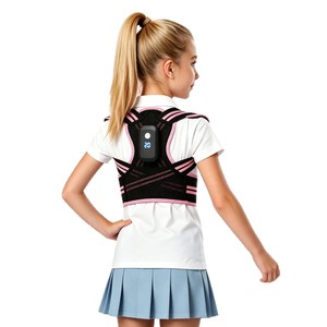 Corrector de postura para niños con recordatorio de vibración para soporte de espalda, ropa escolar, cinturón de alineación espinal para niños, talla S M L - Product Image 2