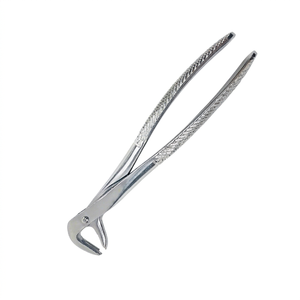 BK Industries Pince d'extraction dentaire en acier inoxydable pour molaires inférieures et dents de sagesse, instrument chirurgical manuel, argent - Product Image 3