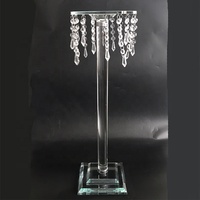 Fournitures de fête, perles suspendues romantiques, centres de table de décoration de mariage, support de fleurs en cristal