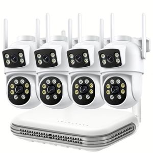 Système de sécurité domestique plug-in avec alarme, caméra IP <span class=keywords><strong>H</strong></span>.<span class=keywords><strong>264</strong></span>, <span class=keywords><strong>DVR</strong></span>, réinitialisation par mot de passe administrateur, kit de nettoyage Alibaba, CCTV 4 canaux - Product Image 1