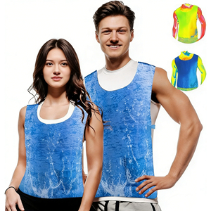 <span class=keywords><strong>Gilet</strong></span> Refrigerante per <span class=keywords><strong>Uomo</strong></span> e Donna, <span class=keywords><strong>Gilet</strong></span> Rinfrescante Evaporativo in PVA ad Attivazione <span class=keywords><strong>con</strong></span> Acqua per Clima Caldo - Product Image 1