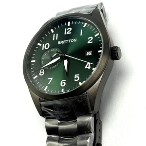 Montre pour homme en acier inoxydable noir, petite seconde, cadran soleil, fenêtre de <span class=keywords><strong>date</strong></span>, bracelet métallique, style business décontracté, étanche - Product Image 3