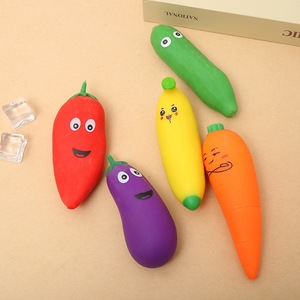 Juguetes Blandos Antiestrés con Formas Realistas de Berenjena, Chiles y Zanahorias, Venta al por Mayor de Fábrica - Product Image 2