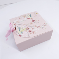 Emballage Bonbons Fête De Mariage Baby Shower Nuptiale Anniversaire Cadeau Collations Boîtes D'emballage En Papier Avec Ruban