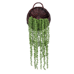 Plante artificielle murale suspendue Wen Hope Lover's Tears Vine, succulente verte, 36 pouces de long, pour intérieur et extérieur - Product Image 5
