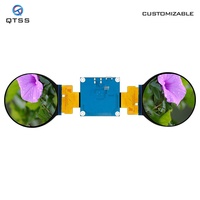 Layar Tampilan Lingkaran Ganda 2.1 Inci Resolusi 480x480 Kecerahan 350cd/m 30Pin MIPI IPS TFT LCD Modul untuk Mata Robot