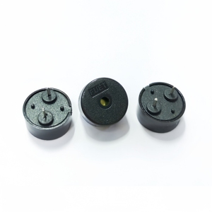 FSR-1207TP 12*7MM 4kHz 12V Zumbador piezoeléctrico con accionamiento externo, carcasa de PBT, montaje a través de orificio, certificado ISO9001, para campana eléctrica - Product Image 1