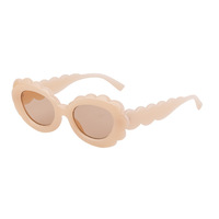 Lunettes de soleil œil de chat Y2K personnalisées style européen et américain pour femmes, protection UV400, monture complète, idéales pour les fêtes, lunettes de soleil amusantes et transfrontalières.