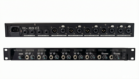 Amplificateur de distribution d'écouteurs professionnel 1U XLR 8 entrées 8 sorties HA800 V2 pour moniteur de scène et de studio
