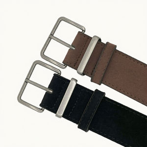 Cinturón de cuero de vaca de alta calidad con diseño moderno para mujer, con hebilla floral vintage, 2.3 cm de ancho, hecho en Pakistán. - Product Image 2