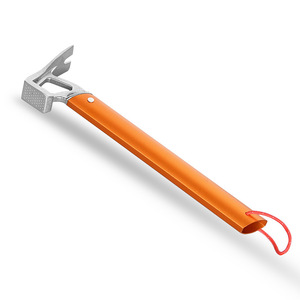 Portable Aluminum Handle Hammer 4x9x31cm Multi Purpose Tent Mallet Outdoor Camping Nail <b>Puller</b> Horn Hammer - Product Image 3