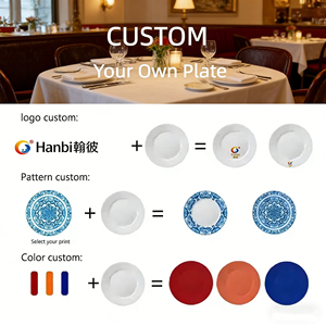 Plato de Servir de <span class=keywords><strong>Melamina</strong></span> Resistente y Duradero, Personalizado, No Tóxico, Apto para Lavavajillas, Ecológico, Estilo Minimalista Chino - Product Image 5