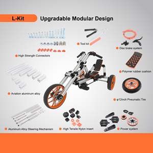 DB KidRock 20 en 1 Kit de construcción Kids Go Kart Set para 1 a 8 años Bicicleta de dos ruedas Bicicleta de tres ruedas ¡Más! - Product Image 4