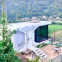 Maison de capsule modulaire chinoise préfabriquée/maison de conteneur maison de capsule pour le camping