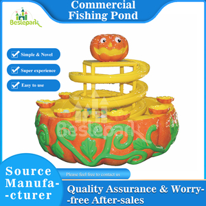 อุปกรณ์สวนสนุก สระตกปลาไฟเบอร์กลาส เกมส์สระน้ำ ตกปลาฟักทองฮาโลวีน - Product Image 3