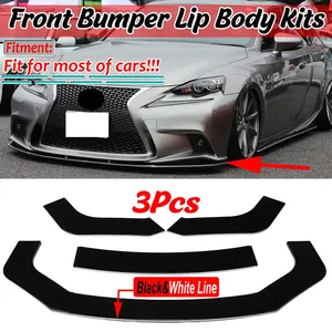 Kit de carrocería universal para parachoques delantero de coche, difusor y protector de labio para LEXUS IS200T IS250 IS350 ISF GS350 GS450H NX200T NX300H RC-F - Product Image 1