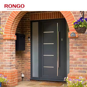 Casa moderna Villa Puerta exterior Puerta de entrada pivotante de entrada frontal de acero inoxidable - Product Image 6