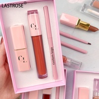 Nouveau Kit Maquillage Lèvres 3-en-1 Populaire : Rouge à Lèvres Crème Velours, Gloss Lèvres Haute Pigmentation, Crayon à Lèvres Torsadé Marron Foncé – Marque Privée