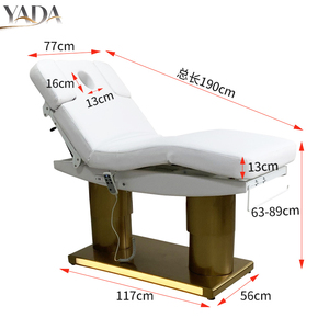 <span class=keywords><strong>Table</strong></span> <span class=keywords><strong>de</strong></span> <span class=keywords><strong>massage</strong></span> pliable électrique dorée avec port USB, livraison rapide, inclinable, pour la réflexologie, avec chauffage réglable - Product Image 2