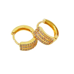 Boucles d'oreilles en zircon mosaïque bon marché et <span class=keywords><strong>de</strong></span> haute qualité Boucles d'oreilles à la mode - Product Image 2