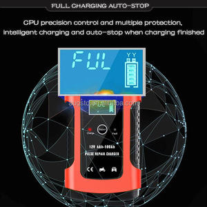 Cargador de batería inteligente automotriz 12V 5Amp con enchufe US UK AU EU para baterías de plomo-ácido AGM GEL SLA WET - Product Image 3