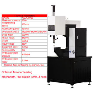 <strong>Automatic</strong> Hydraulic <strong>Riveting</strong> Fastener Insertion <strong>Machine</strong> Press Rivet <strong>Machine</strong> - Product Image 3