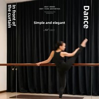 Rideau en velours écologique en polyester pour studios de danse, salles de classe, toile de fond de scène haute opacité pour studio photographique