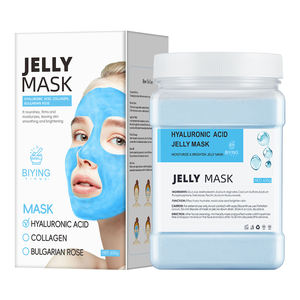 Hyaluronic Acid Soft Mask Powder In Powder Jar With Mask Bowl And Brush Set For DIY Jelly Mask Powder - Product Image 2