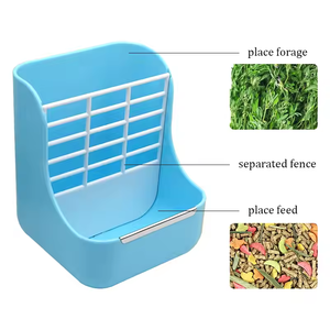 Nuovo Mangiatoia per Porcellini d'India e Criceti, Rastrelliera per Fieno in Plastica per Conigli, Alimentatori per Animali - Product Image 6