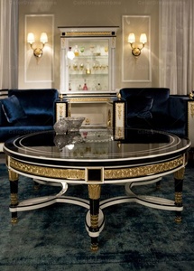 Muebles <span class=keywords><strong>de</strong></span> Sala <span class=keywords><strong>de</strong></span> Estar <span class=keywords><strong>de</strong></span> Lujo, Mesa <span class=keywords><strong>de</strong></span> <span class=keywords><strong>Centro</strong></span> Redonda, Mesa <span class=keywords><strong>de</strong></span> Café <span class=keywords><strong>de</strong></span> Madera Antigua - Product Image 3