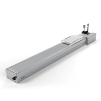 Module linéaire robuste à entraînement par courroie en alliage d'aluminium pour machine CNC, capacité de charge de 25 kg, plage de course de 50-3050 mm, marque NICE