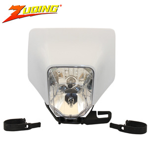 ไฟหน้า ZUQING HL107-0 12V สำหรับรถมอเตอร์ไซค์ออฟโรด พร้อมไฟ DRL สีขาว น้ำเงิน ดำ - Product Image 5