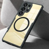 Étui magnétique transparent robuste CHOAYIDIAN pour Samsung S25Ultra S24 S23 S22 S24FE A16 A06 A56 A36 A55 A15, coque de protection