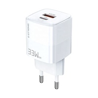 Cargador de Pared USB de Viaje Súper Mini GaN de Carga Rápida de 33 W y 65 W de Fábrica Original, Tipo C PD