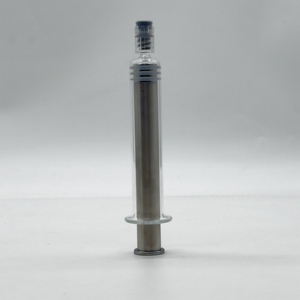 Seringue en verre borosilicate Sunrise Medical personnalisée de 10 ml avec capuchon Luer et tige de poussée métallique pour l'embouteillage médical désinfectant et l'impression - Product Image 3